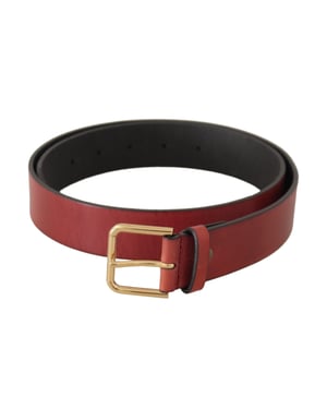 Cinturón de Cuero Estilo Rojo