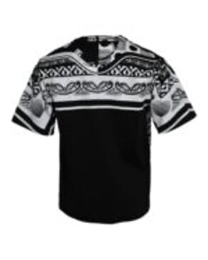 Camisa de manga corta con escote en V