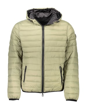 Chaqueta acolchada con capucha y compactable