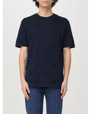 Camiseta de manga corta con logo bordado