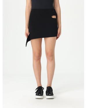 Falda Mini Asimétrica con Detalle Cortado