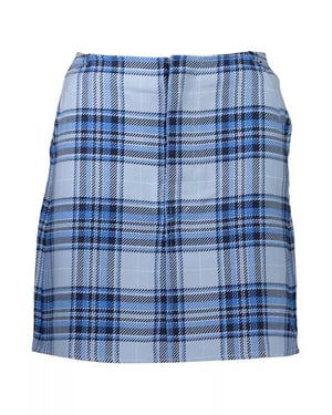 Minifalda a cuadros casual