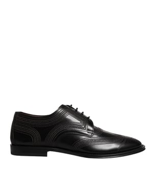 Zapatos Oxford de cuero cosidos