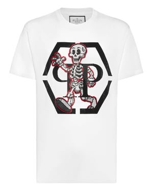 Camiseta Cuello Redondo Skeleton