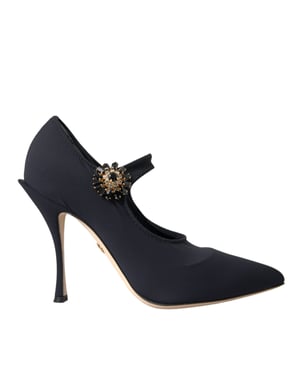 Zapatos de tacón Mary Jane Estilo Floral
