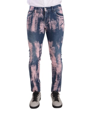Jeans Skinny con Salpicaduras de Pintura
