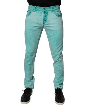 Jeans Ajustados con Lavado Ácido