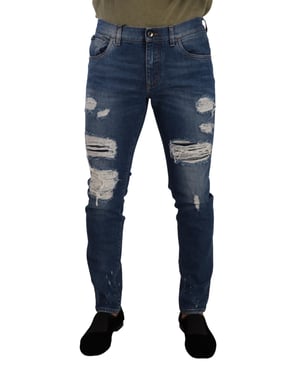 Jeans Rotos de Corte Ajustado