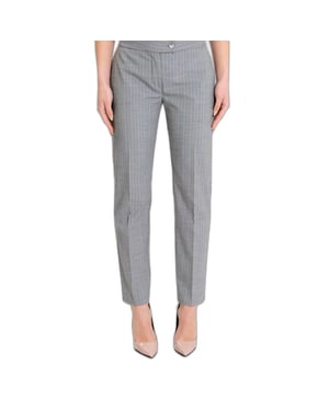 Pantalones a rayas gris Ri13510200145ro