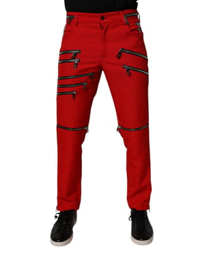 Pantalones con Detalle de Cremallera