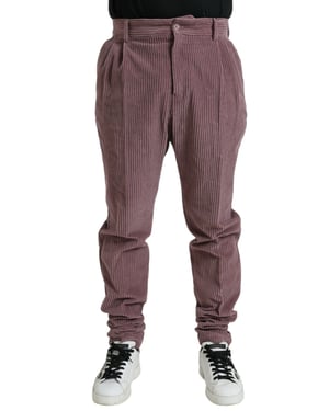 Pantalones de pana estilo plisado