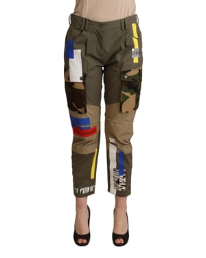 Pantalones de Parches Multicolor Camo Pan72085