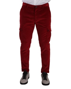 Pantalones cargo de pana casuales