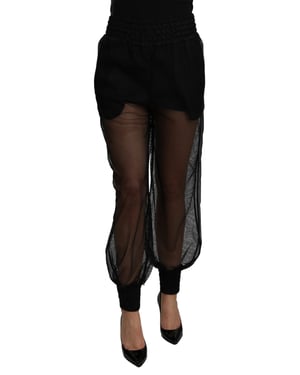 Pantalones con Panel de Malla Pan71100