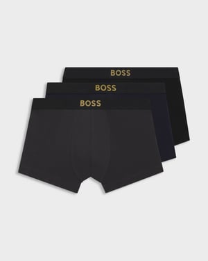 Troncos Misceláneos Abiertos en Negro (Paquete de 3)