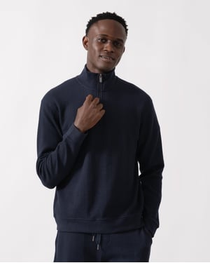 Top de loungewear Structure en Azul Oscuro