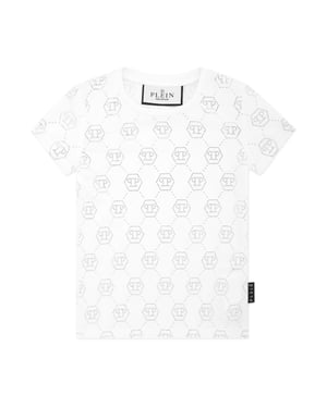 Jersey T-Shirt Sexy Pure Ss Monogram Strass
