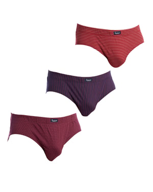 Pack-3 Slips para Hombre Estampados Esenciales A0080