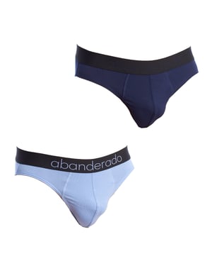 Pack-2 Slips Sensitive Bambú A0C7L para Hombre