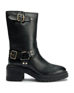 Botas de motorista grunge de suela