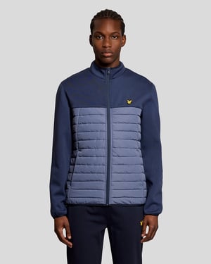Chaqueta Híbrida de Forro Polar Lyle & Scott - Azul