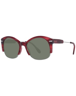 Gafas de sol de acetato rojo y metal