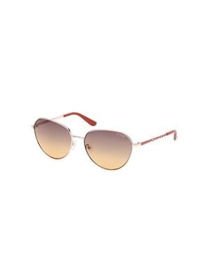 Gafas de sol de metal dorado
