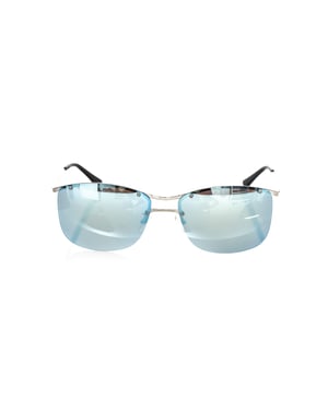 Gafas de sol para hombre Frankie Morello plateadas metálicas