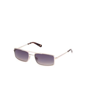 Gafas de sol de metal dorado