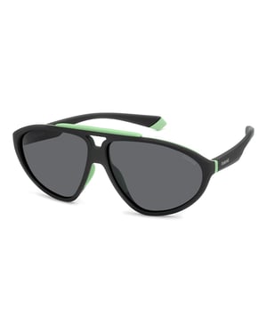 Gafas de sol de goma negra