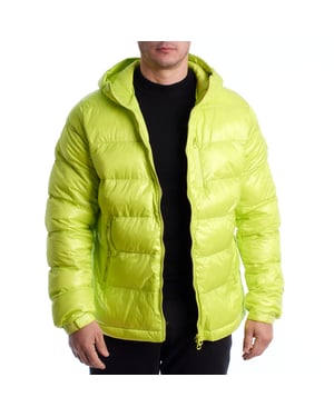 Chaqueta de Hombre Acolchada con Capucha 66512