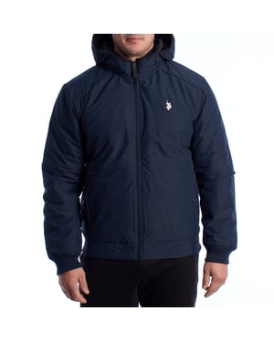 Chaqueta Bomber para Hombre con Capucha US40125003