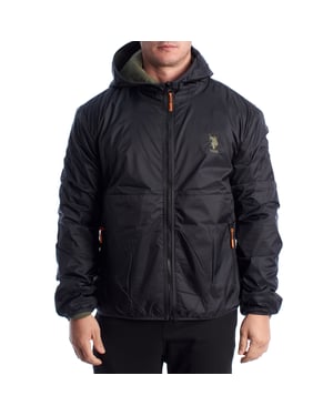 Chaqueta de forro polar reversible y a prueba de viento para hombre US40126001