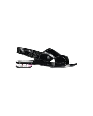 Sandalias con tira cruzada y tacón tipo slingback