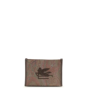 Bolso de mano de cuero de ternera marrón Bos Taurus