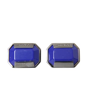 Gemelos de cristal de latón plateado de plata