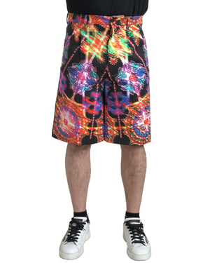 Pantalones Cortos Casual con Estampado Multicolor