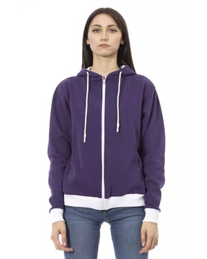 Sudadera con cremallera púrpura