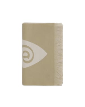 Bufanda de lana beige