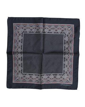 Foulard de Seda Cuadrado Fantasía Multicolor