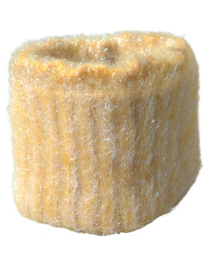 Bufanda de Cuello de Fibra de Mohair de Poliésther Amarillo