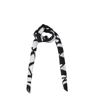 Foulard de Seda Negra