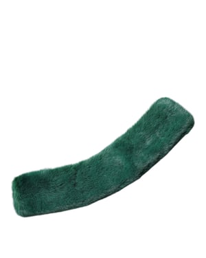 Bufanda de Cuello para Mujer de Piel de Visón Verde