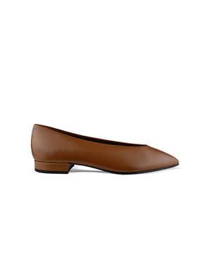 Loro Piana Bailarinas Rebecca Marrón
