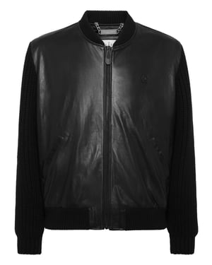 Bomber De Cuero