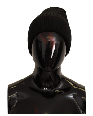Gorro de lana de punto de cable elegante de Dolce & Gabbana con forro de forro polar para mujer