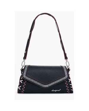 Bolso de Mano para Mujeres Desigual de Polietileno Negro