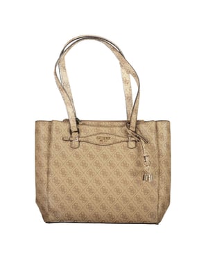 Bolso de Mano de Polietileno Beige
