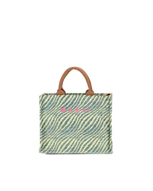 Bolso de Tela Multicolor con Asa