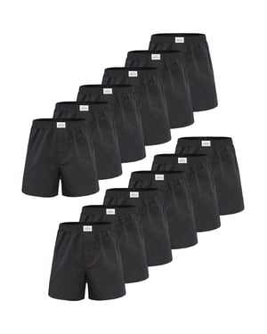Lakeford & Sons Hombres Boxeador American Boxershorts Herren 12-Pack in klassischen Designs